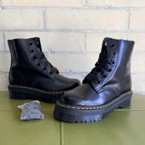 Dr. Martens Molly platform boot black size US W 11 / US M 10 / UK 9 NWOB